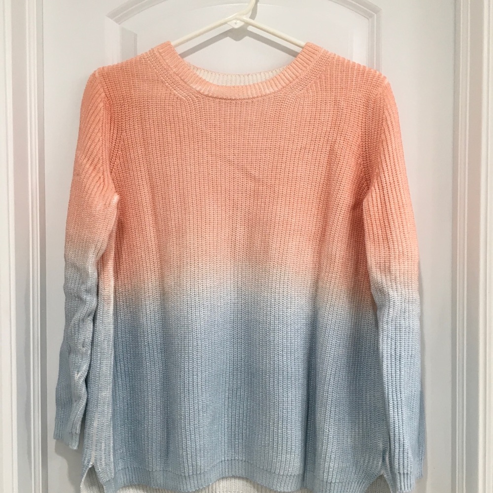 Neiman Marcus Pink and White Sweater - Picture 2 of 5